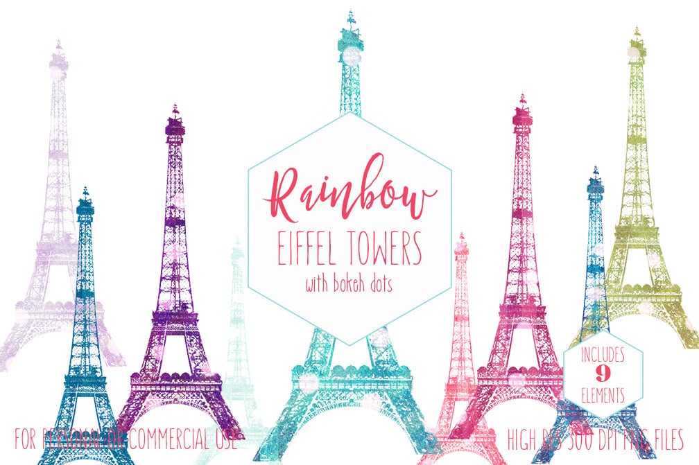 Paris Eiffel Tower Clipart For Commercial Use Girls Clip Art For