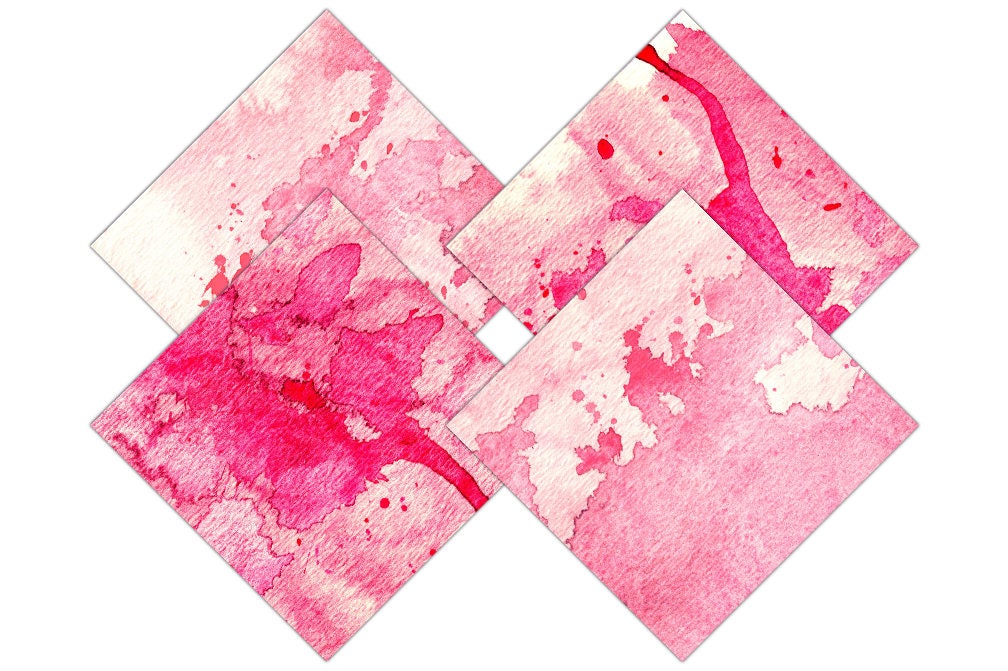 Download PINK WATERCOLOR SPLATTER Digital Paper Pack Commercial Use ...