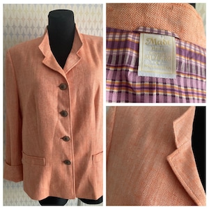 Madl Haute Couture Salzburg Linen Tailored Jacket, size 42, L