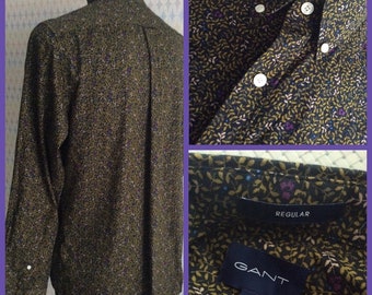 Camisa GANT Regular Fit Floral talla M, cabe talla L de cuello 39/40