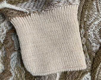 LuckyMarta Purely Australian Clothing Co Pure New Wool Woolmark 3D Knitted Sweater Size Xs Brand New