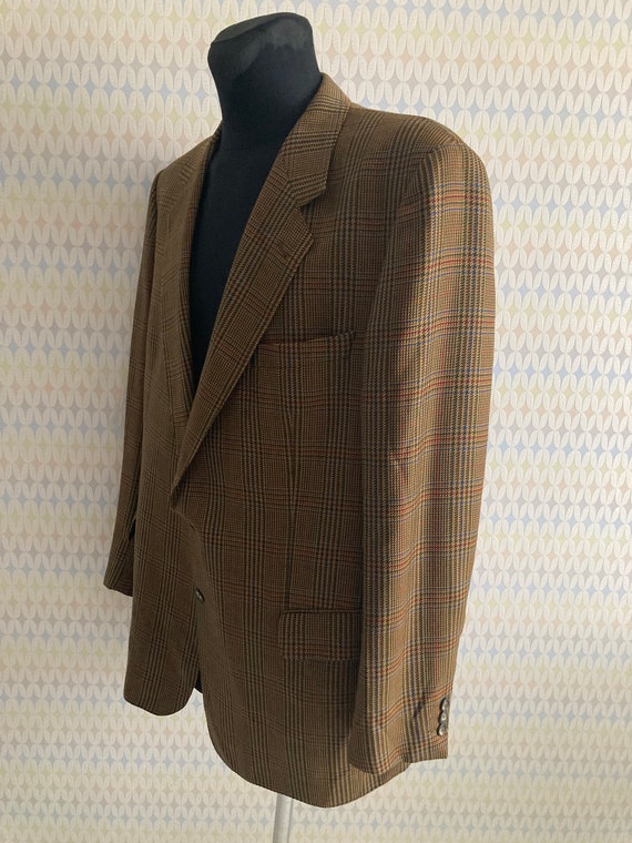 Vintage 1986 BURBERRYS Prorsum Plaid Wool Bennet-… - image 3