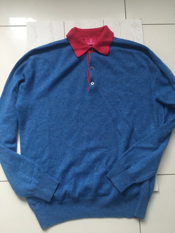 Vicomte Arthur Pure Cachemire fabrique en Mongolie Pull a col tricote fin pour hommes taille XL Etsy Canada