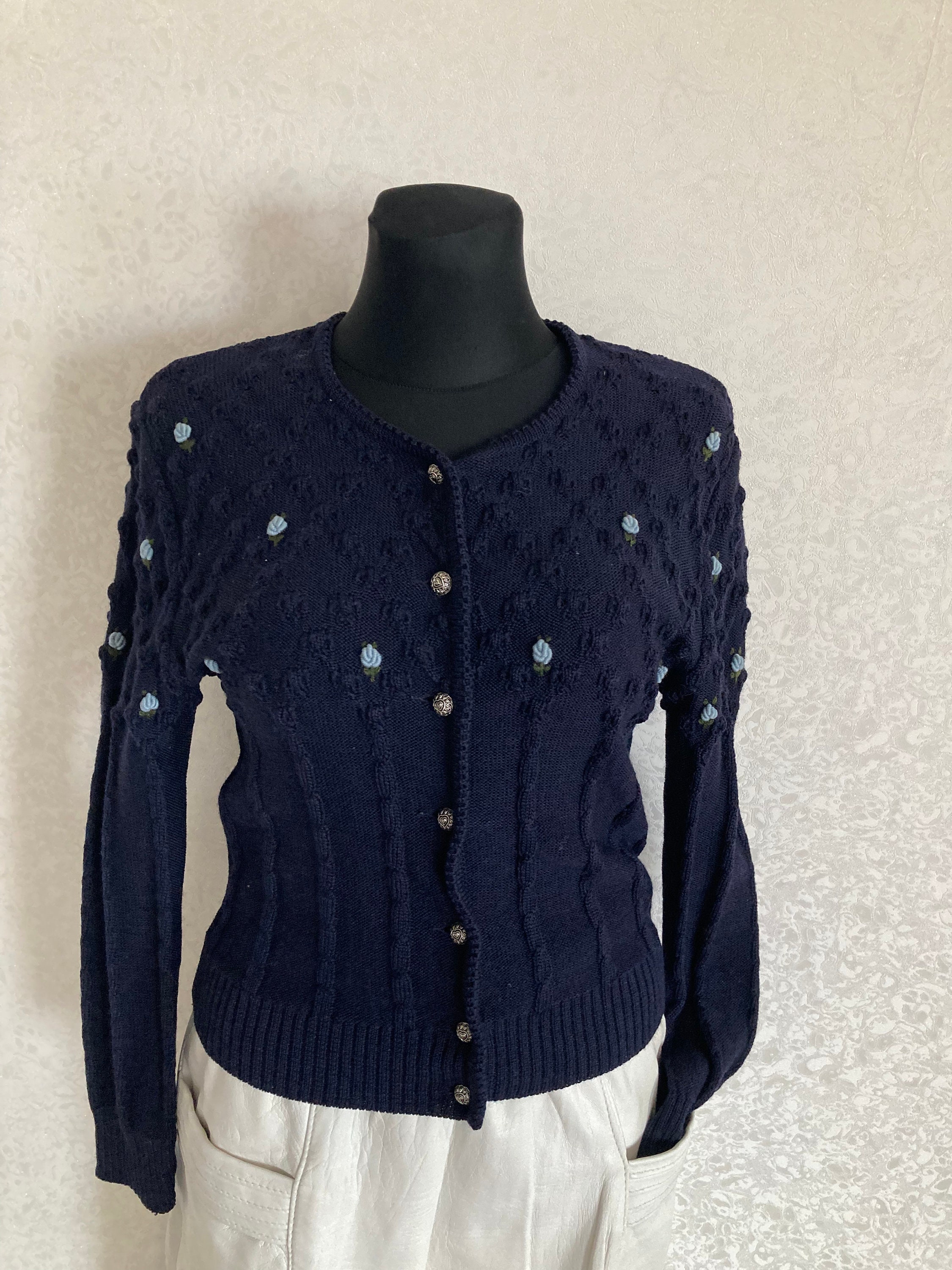 通販 送料無料  SCHEIBER SIGI Made Cardigan Knitted Wool New Pure Tyrol in トップス