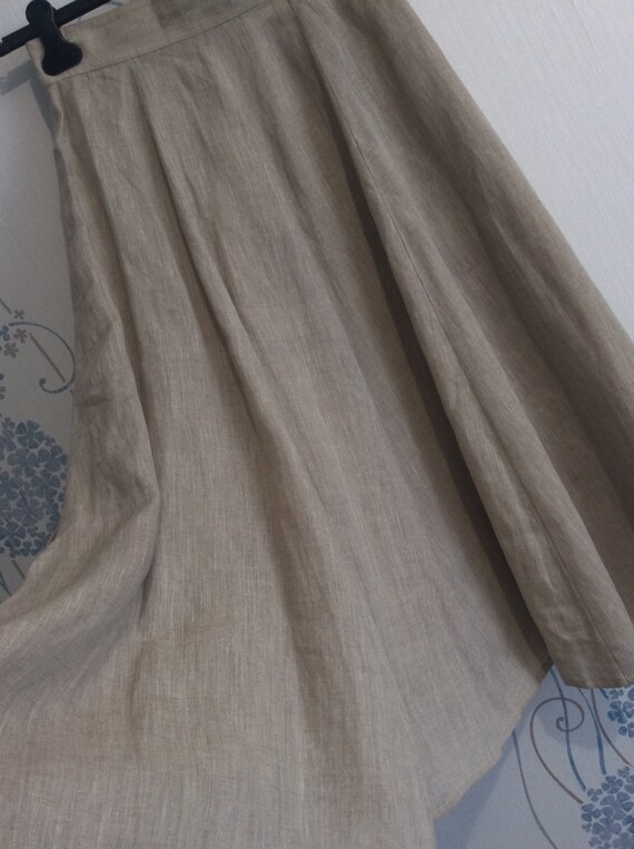 Layla Linen Maxi Skirt in Portifino Stripe Layla Linen Maxi Skirt in Portifino Stripe