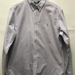Polo by Ralph Lauren 100% Cotton Oxford Lilac Shirt Slim Fit , size XL.