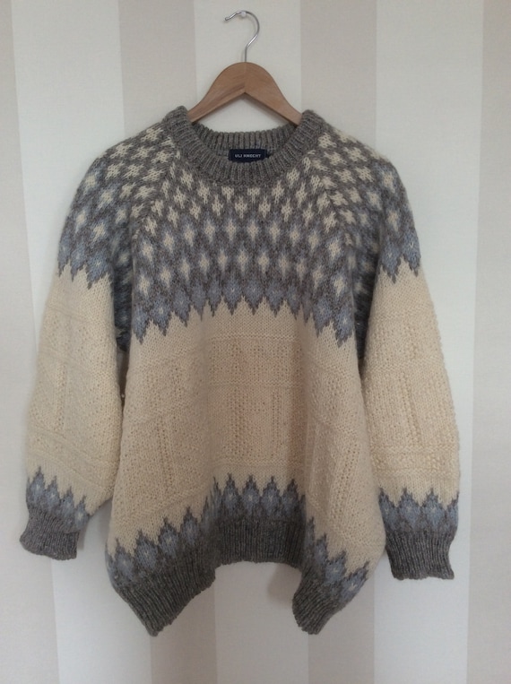 Vintage Uni Knecht Pure New Wool Chunky Knitted Sweater Made in Scotland. M L UNISEX Etsy Canada