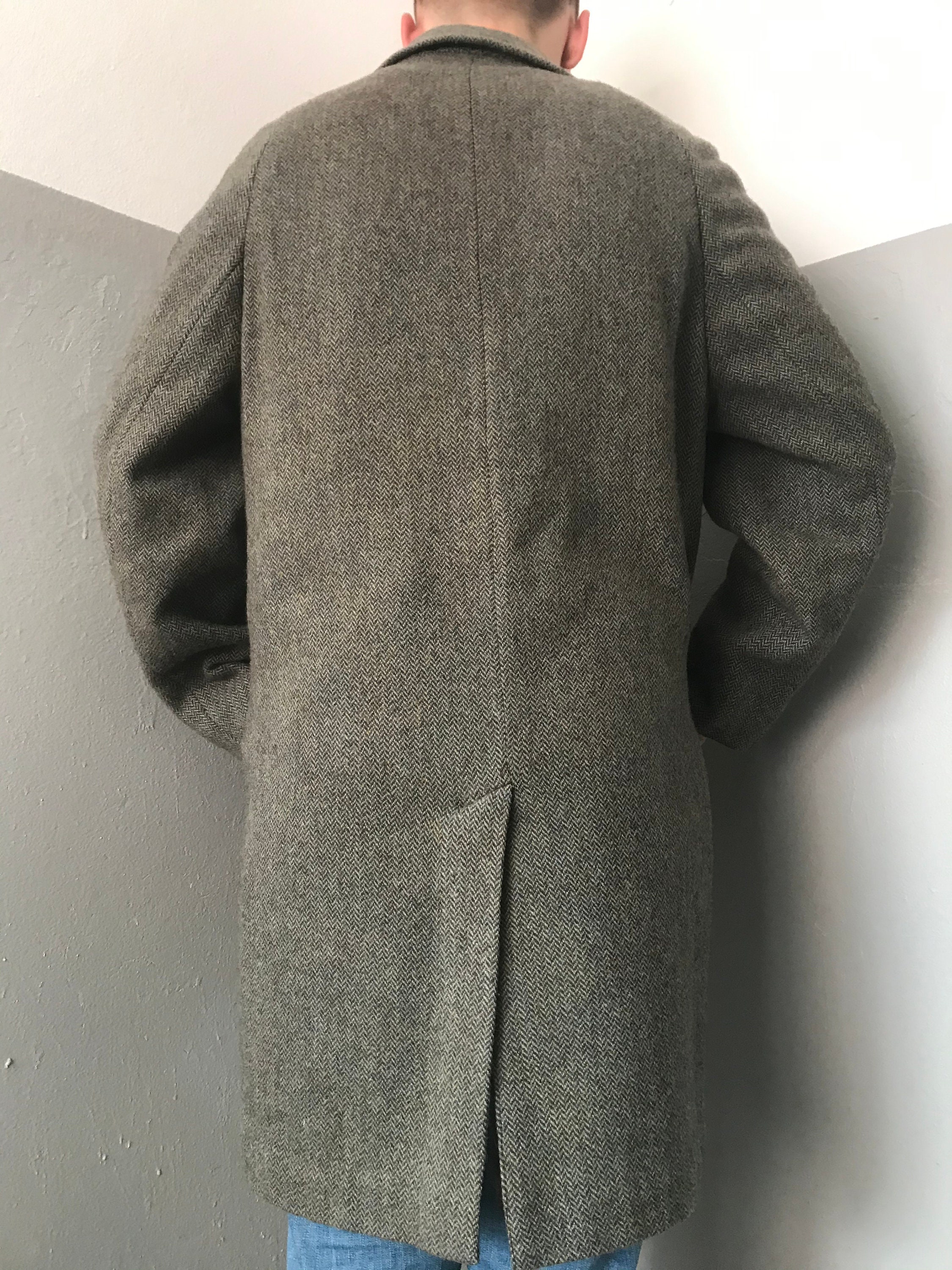 Vintage 1960s Aquascutum Men's Winter Double Breasted