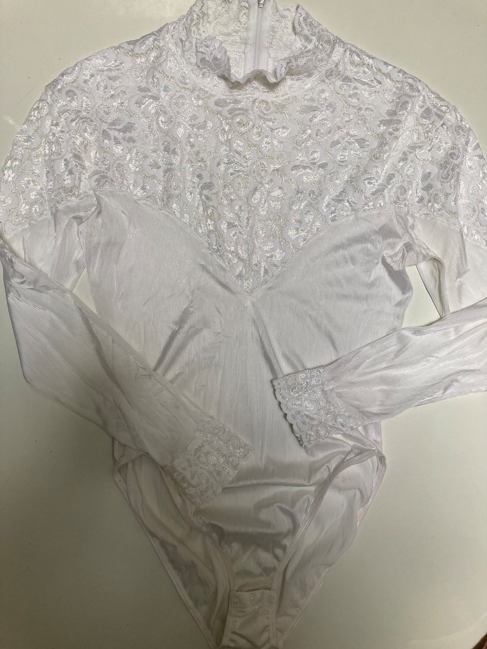 HUBER Tricot Beautiful White Lace Body, Made in Austria Size ML Etsy — free download