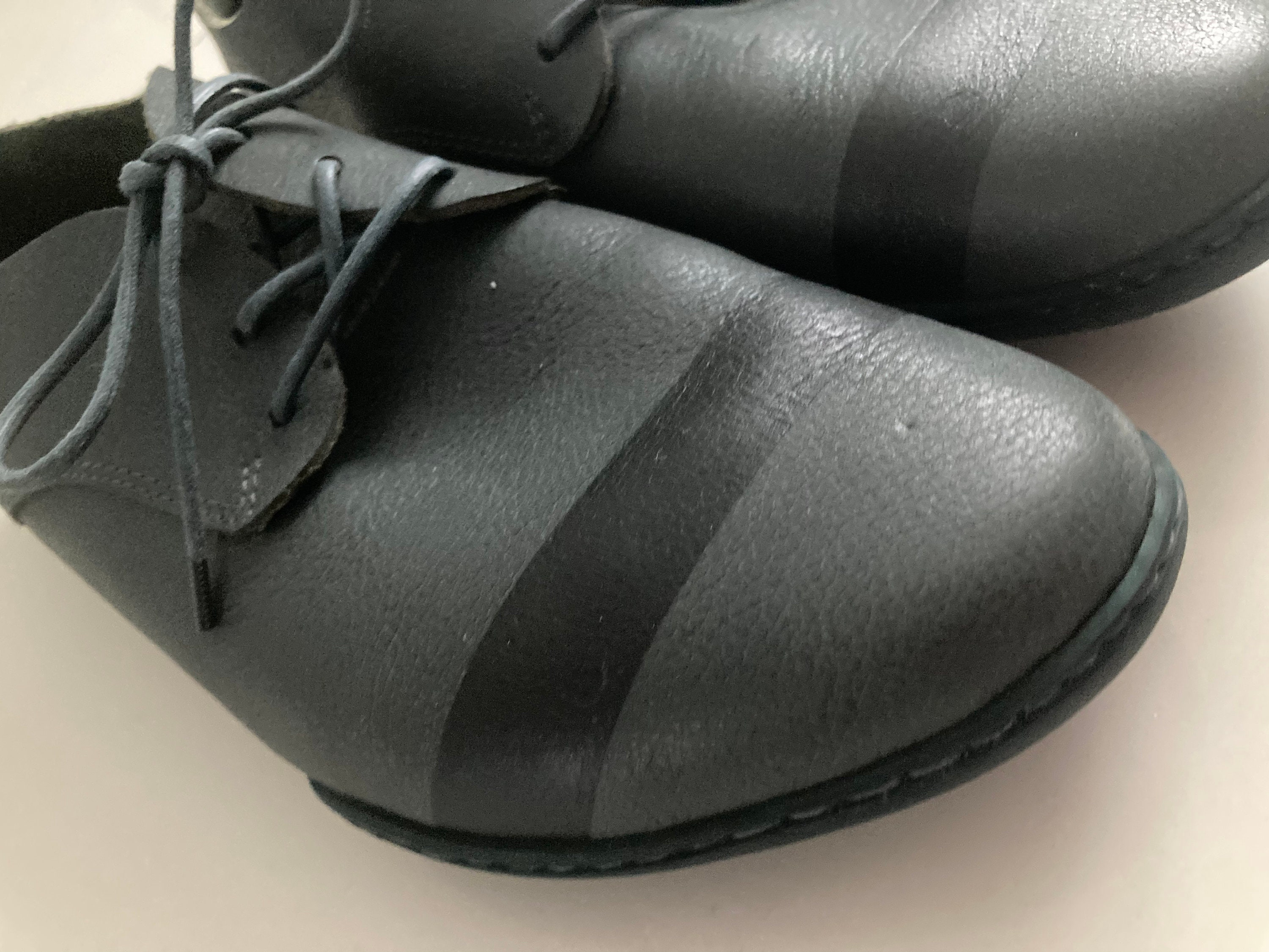 TRIPPEN Cosy F Made in Germany Dark Grey Leather Lace-up