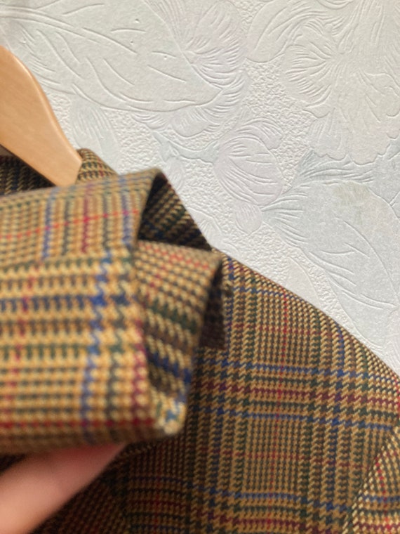 Vintage 1986 BURBERRYS Prorsum Plaid Wool Bennet-… - image 9