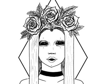Alien Coloring Pages Etsy