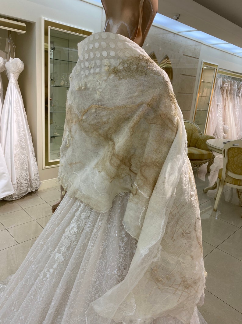 shawl for white dress