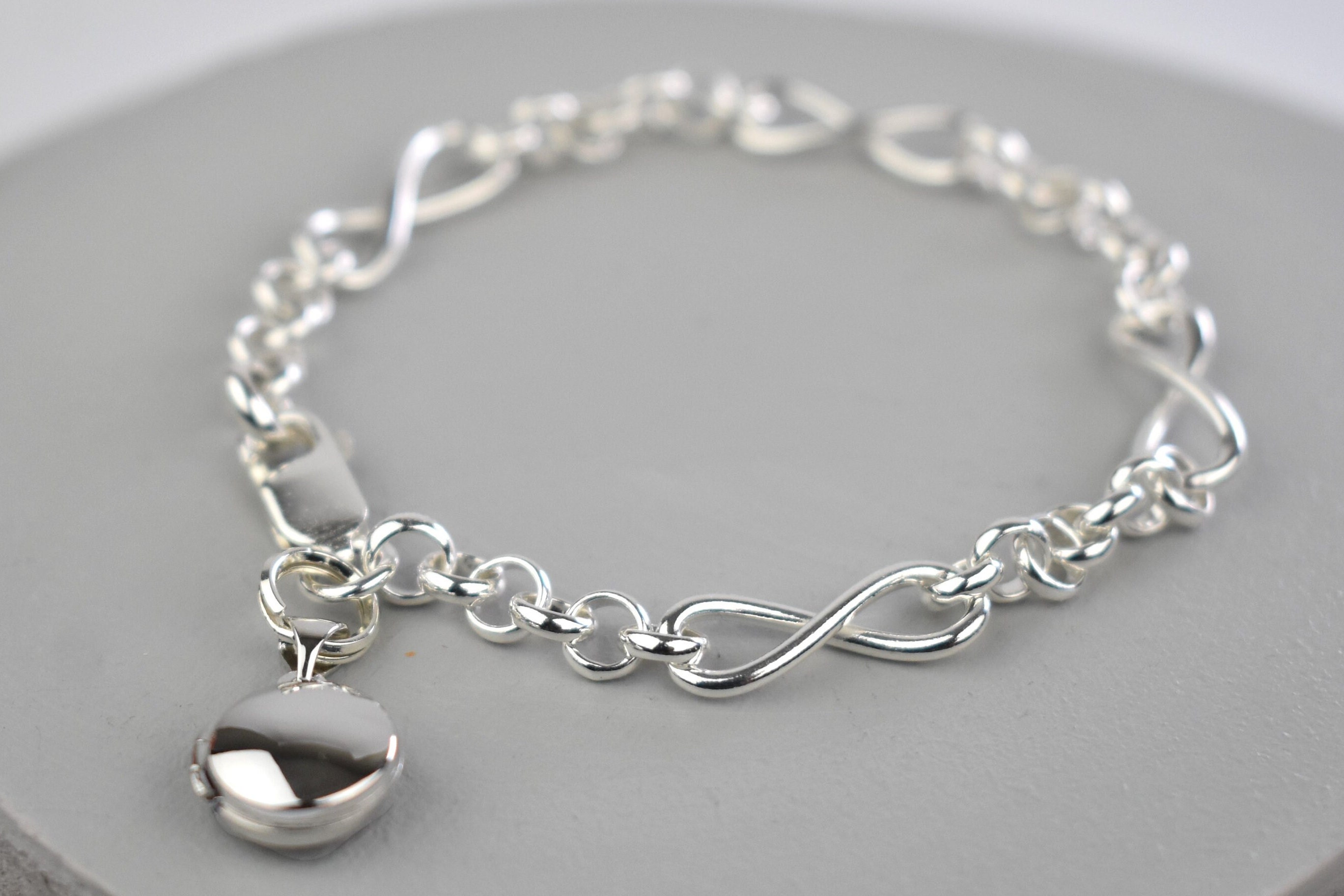 Silver lockit color shop bracelet sterling silver price