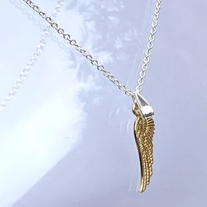 Pendentif commémoratif, aile d'ange, coeur gravé, papa, maman, à personnaliser