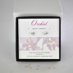 Sprache der Blumen im Schmuck | Limited Edition Ohrstecker-Kollektion | Sterling Silber Ohrringe Floriographie-Kollektion