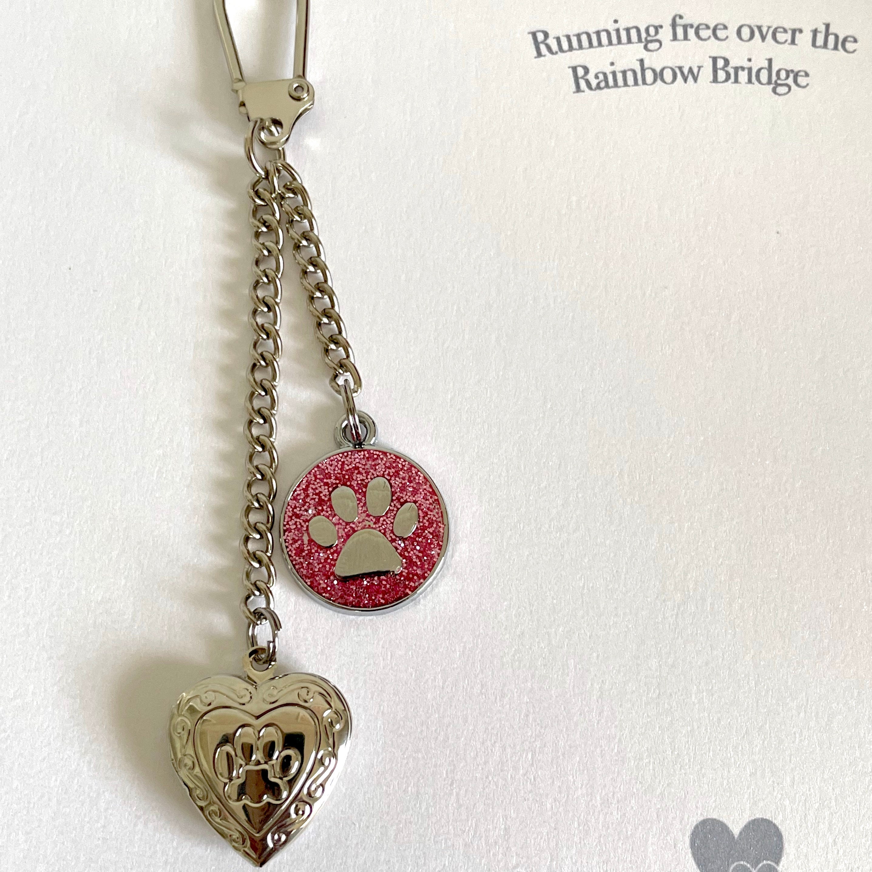 Pet Memorial Keyring Locket Pet Loss Opening Photo Locket Etsy Sweden