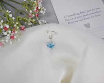 Wedding Bouquet Charm Something Blue for Bride | Secret Charm | Personalise