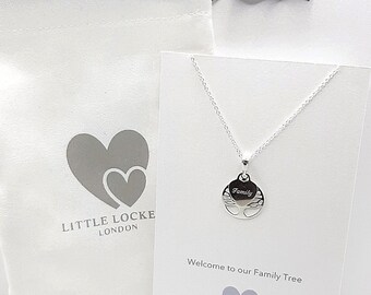 Personalized Mother Daughter Necklace 