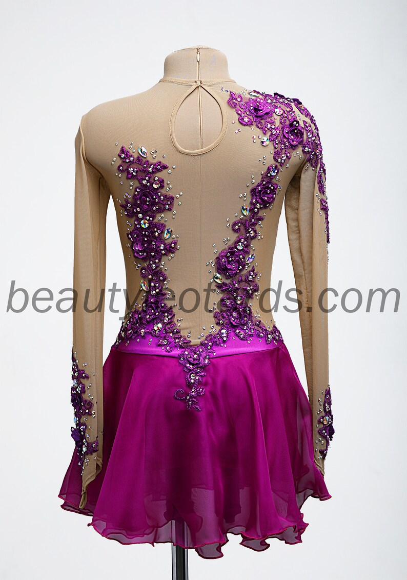 Competition Ice Figure Skating Dress Etsy