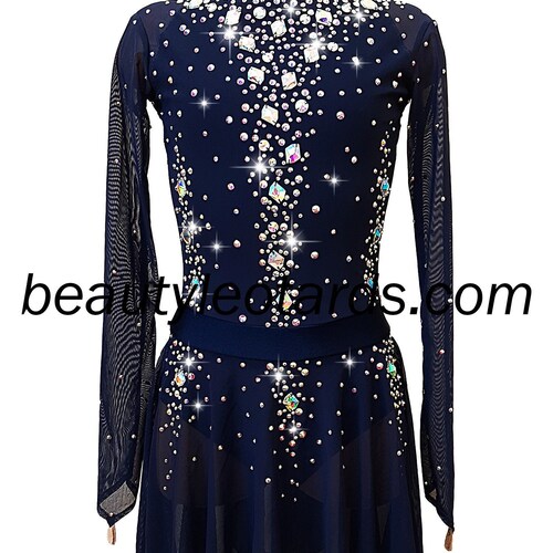 Competition Ice Figure Skating Dress Etsy