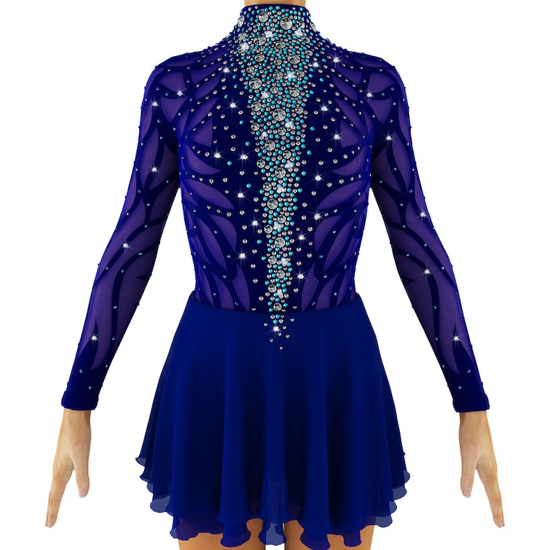 Competition Ice Figure Skating Dress Etsy