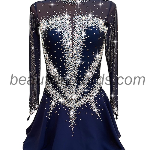 Figure Skating Dress Roller Skating Dress Show Dance Etsy