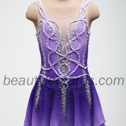 Competition Ice Figure Skating Dress Etsy