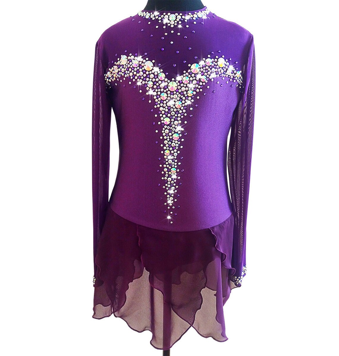 Competition Ice Figure Skating Dress Etsy