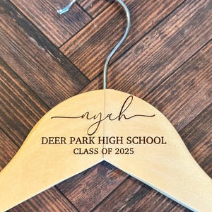 Graduation Hanger, Personalized Hanger, Graduation Gift