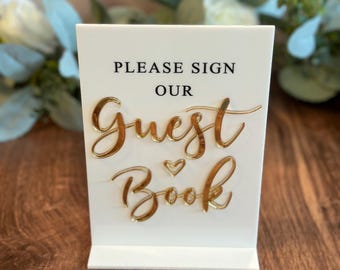 Wedding Table Signs, Acrylic Wedding Sign, Guest Book, In Loving Memory, Photo Sign, Favors Sign