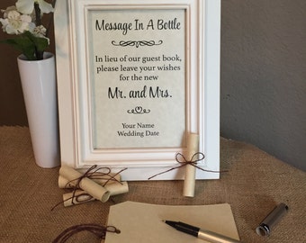 Message in a Bottle Sign