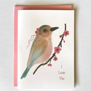 Hermosas tarjetas de pájaros (Cumpleaños/Aniversario/Te amo)