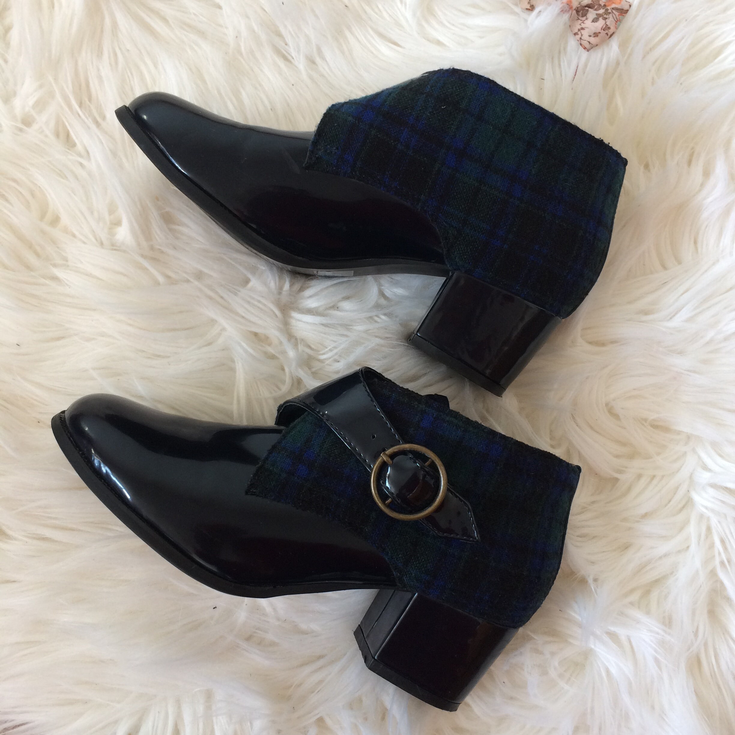 tartan ankle boots uk