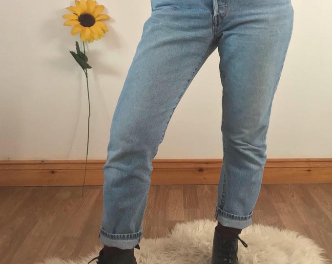 Levi’s 501 High Waisted Blue Jeans
