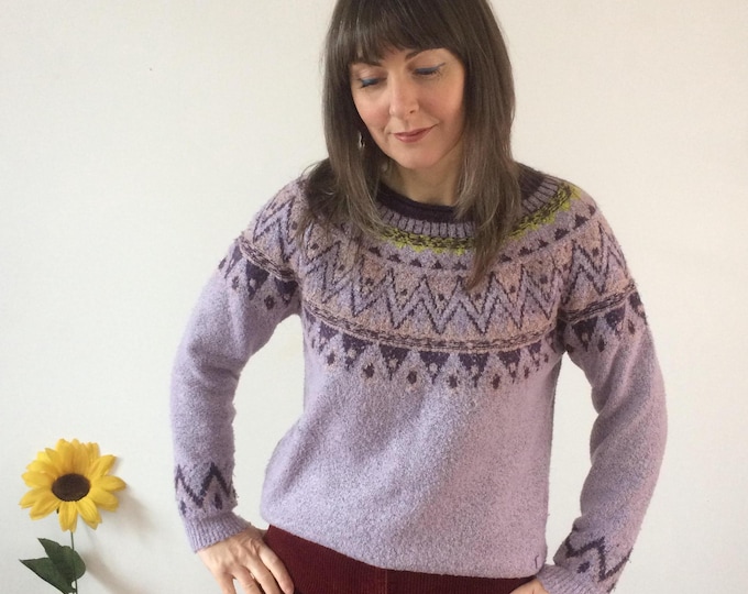 Vintage Nordic Style Knit Jumper