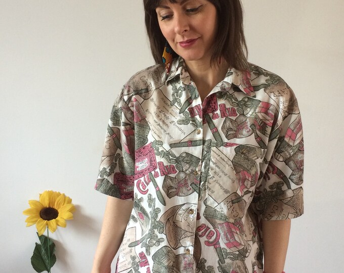 Vintage 90s Abstract Shirt