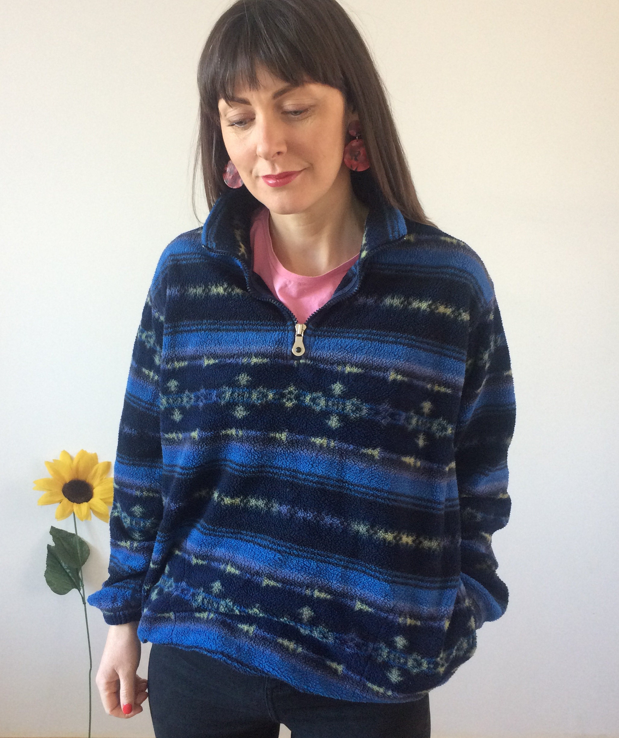 Vintage 90s Fleece Top