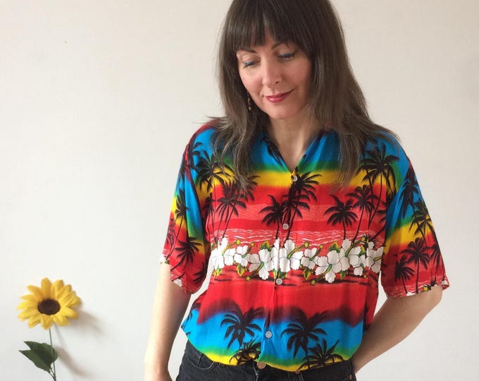 Vintage 90s Hawaiian Shirt