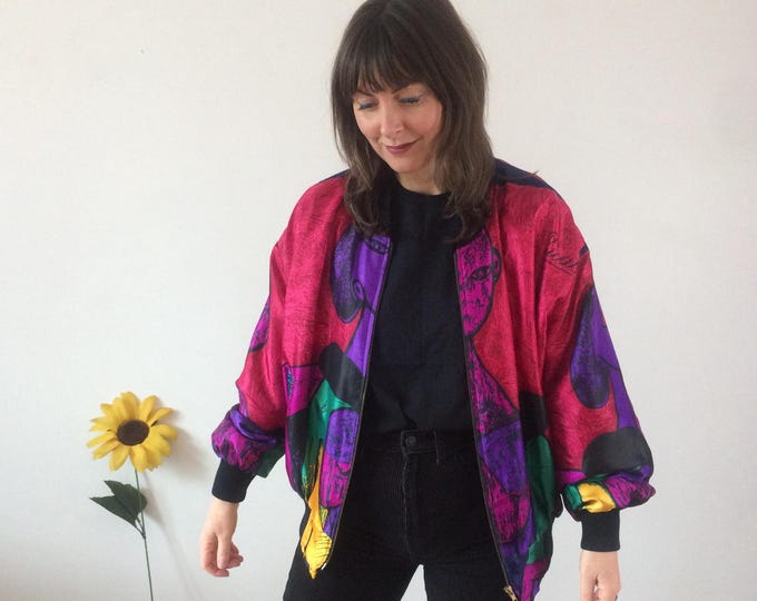 Vintage 90s Style Bomber Jacket