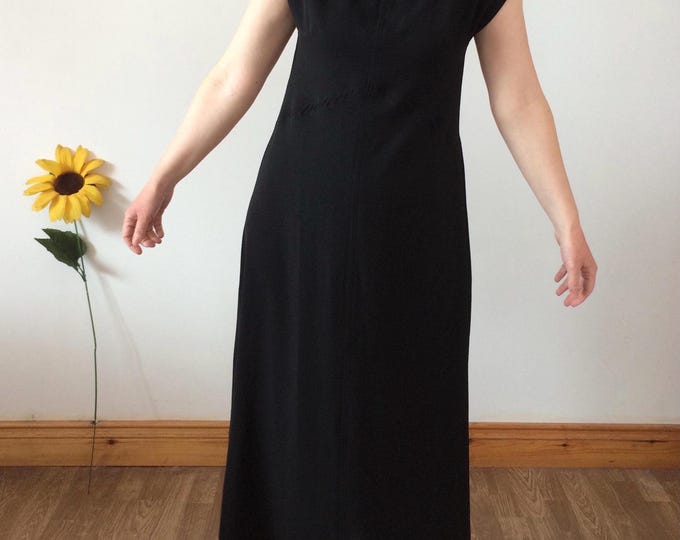 Vintage Long Black Dress