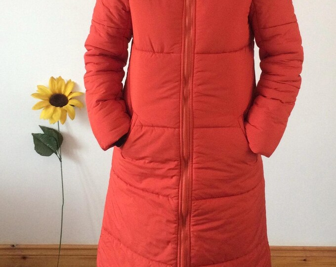 Orange/Red Midi Coat