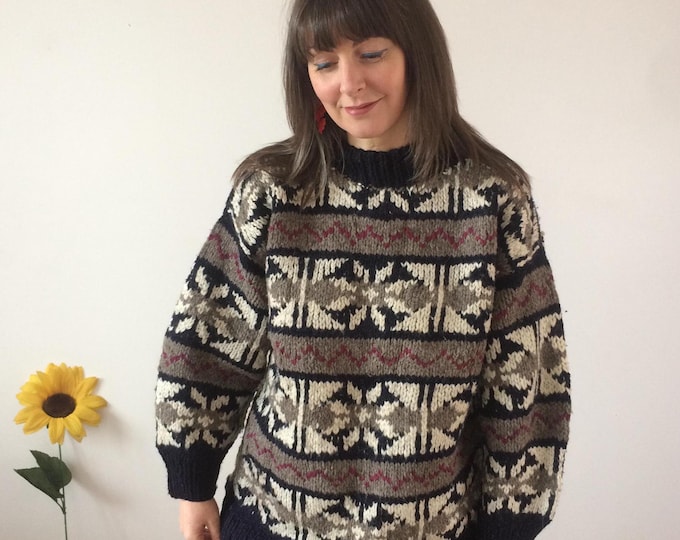 Vintage 70s Fairisle  Jumper