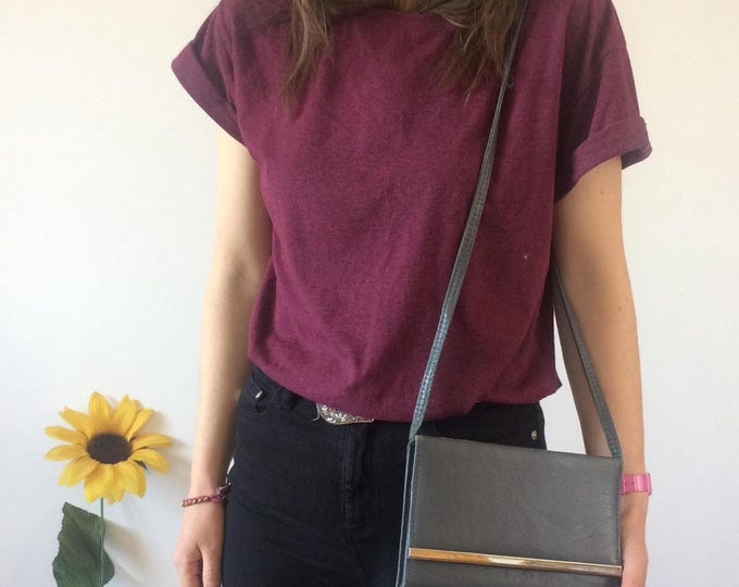 Vintage Grey Small Clutch Bag