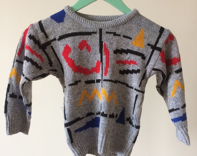 Vintage 80s Children's Jumper