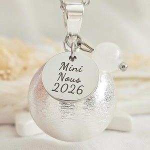 Collier En Argent Avec Pierres Blanches - Forme S, Neuf Sans Emballage