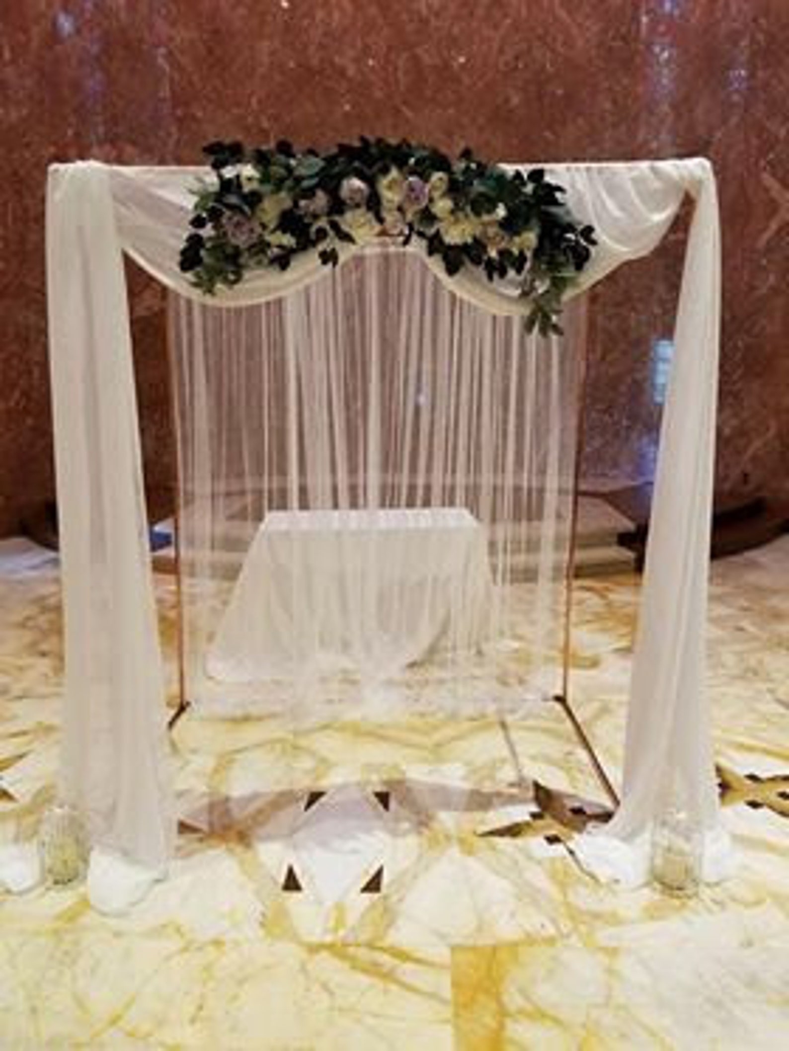 Chuppah Copper Chuppah Ceremony Frame Chuppah Poles Etsy