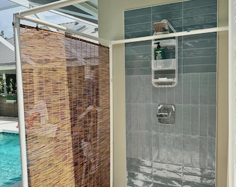 PVC Outdoor Shower Frame: Portable Stall, Chuppah (78x48 inches)