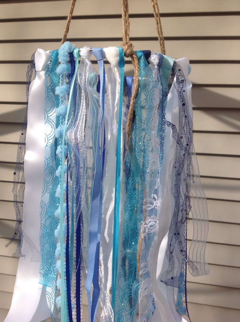 Baby Boy Mobile Crib Mobile Rustic Nursery Ribbon Mobile Etsy Canada