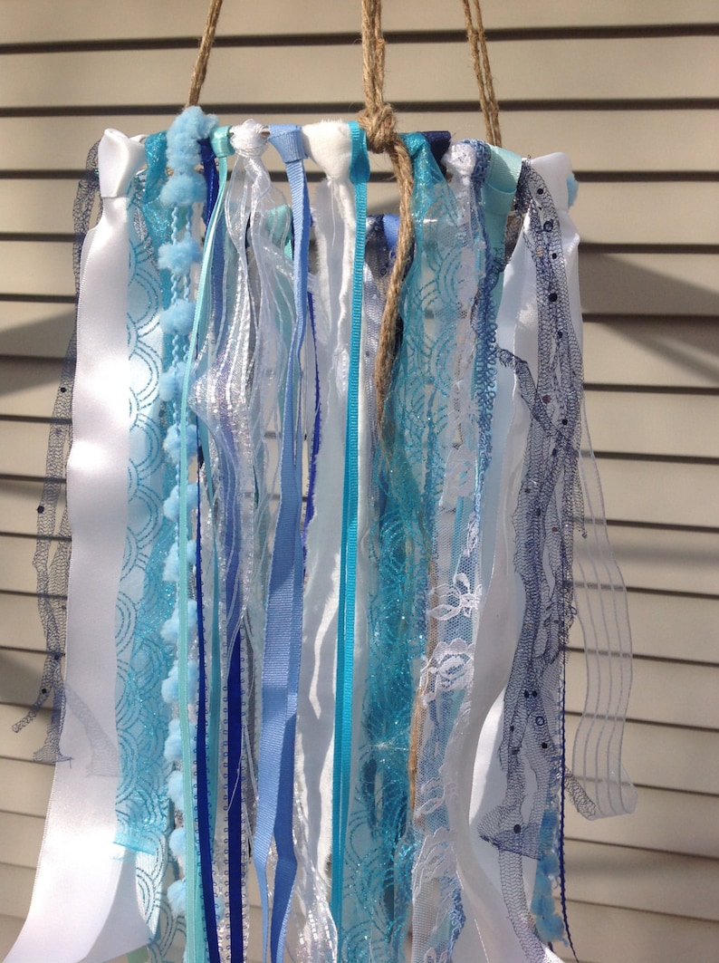 Baby Boy Mobile Crib Mobile Rustic Nursery Ribbon Mobile Etsy Canada